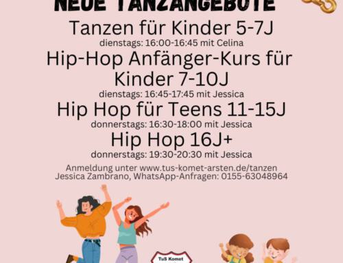 NEUES JAHR – NEUE TANZKURSE