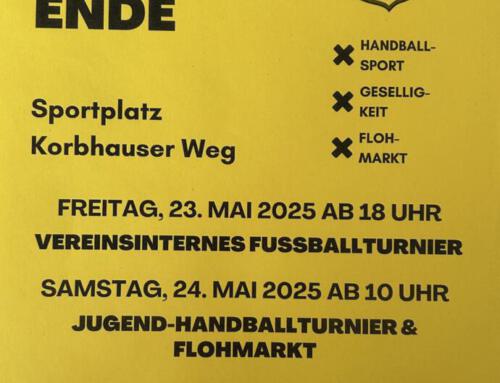 Handball Wochenende am 23/24.05.2025