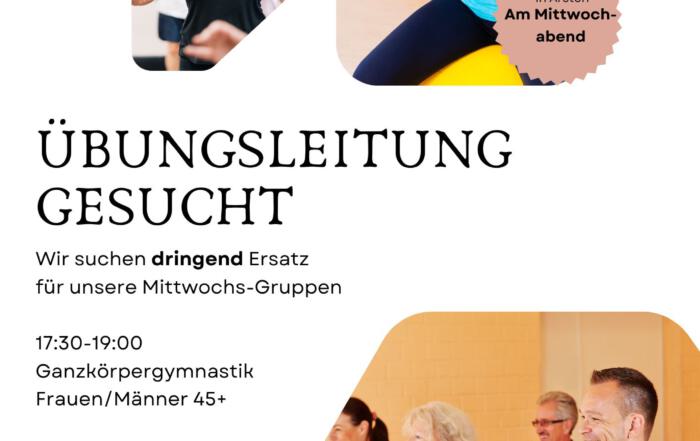 Übungsleitung gesucht