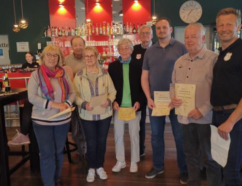 Ehrungen für langjährige Mitgliedschaft am 16.04.2026