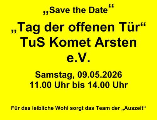 Tag der offenen Tür am Samstag den 09.05.2026 von 11:00 bis 14:00