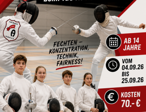 Anfängerkurs Fechtabteilung ab 04.09.2026 bis 25.09.2026