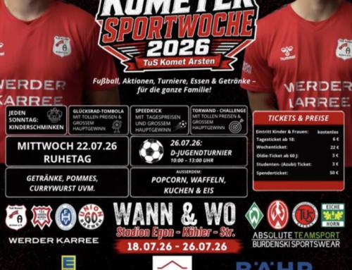 Kometer Sportwoche 18.07 – 26.07.2026