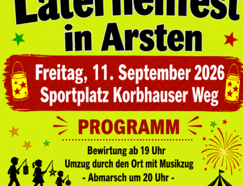 Großes Laternenfest in Arsten am 11.09.2026